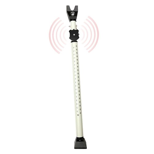 Door security bar with alarm - security,