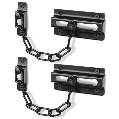 Pack door chain lock - door, black